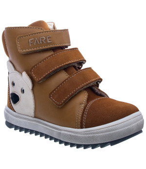 FARE KLASIK TYROLKY dětské zimní kotníkové boty hnědé