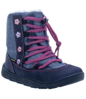 FARE MID-WIDE SNĚHULE dětské zimní nepromokavé boty modré