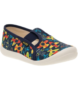 FARE KLASIK Dětské papuče na gumičku modré